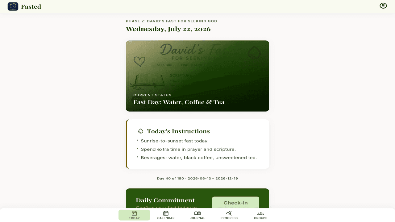 Fasted: A 190-Day Biblical Fasting Companion